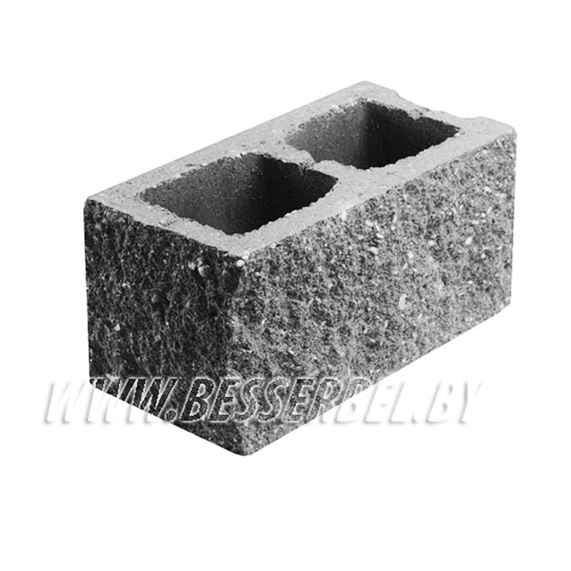 1КБУЛ -ЦП-1-2К Серый Камень бетонный угловой лицевой