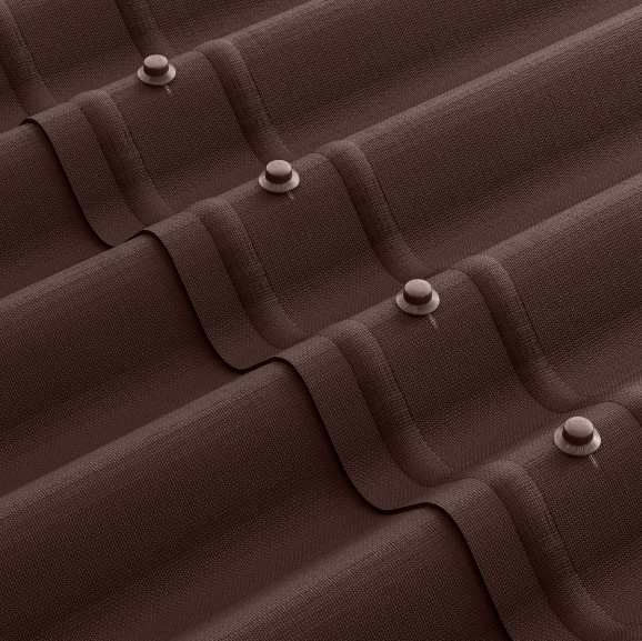 Лист кровельный Ондулин SMARTкоричневый, РФ