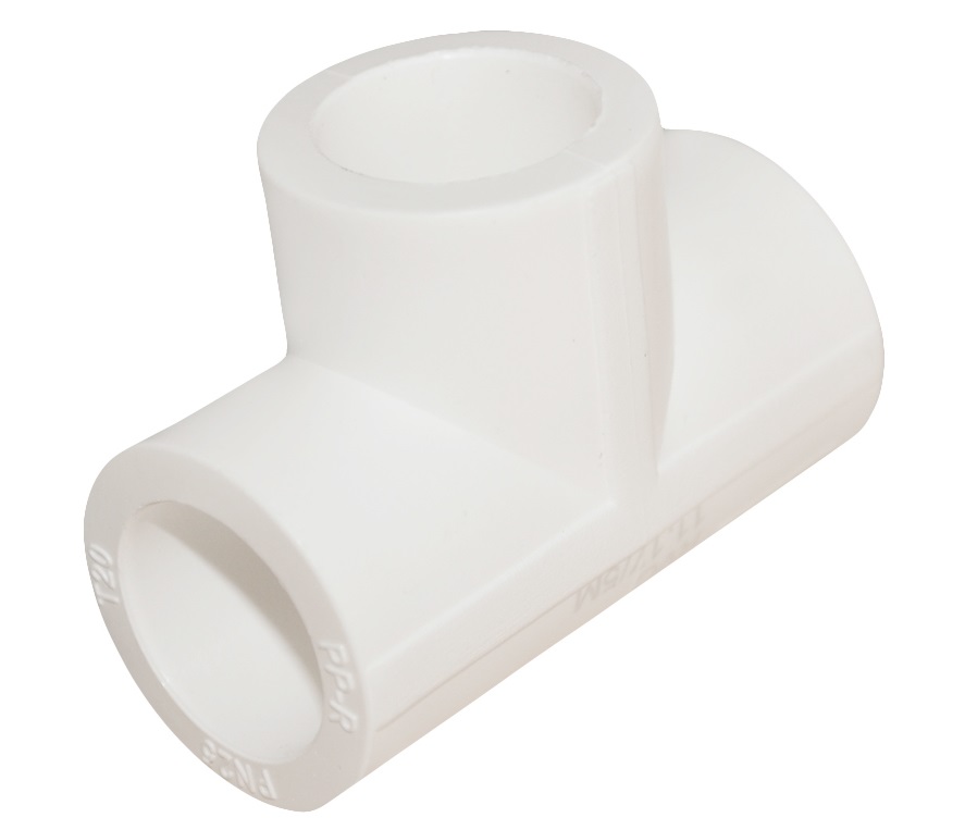 Тройник PP-R белый Дн 50 РосТурПласт 10740, Россия