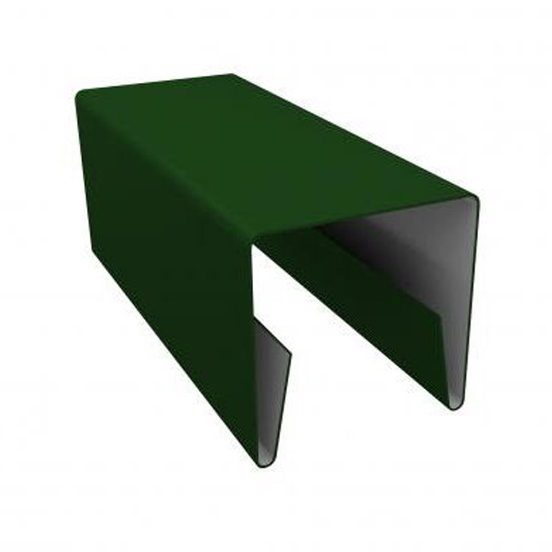 Планка П-образная 23х22х2000 (ПЭ-01-6005-0,4) зеленый мох, РФ