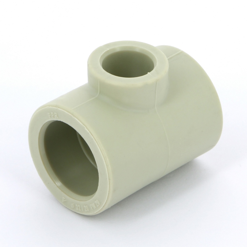 Тройник PP-R белый Дн40х20х40 переходной, РосТурПласт