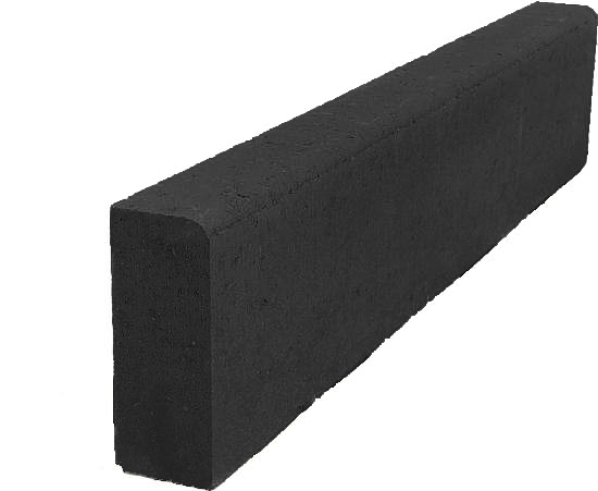 Борт тротуарный БРТ 100*20*8-М Черный ООО 