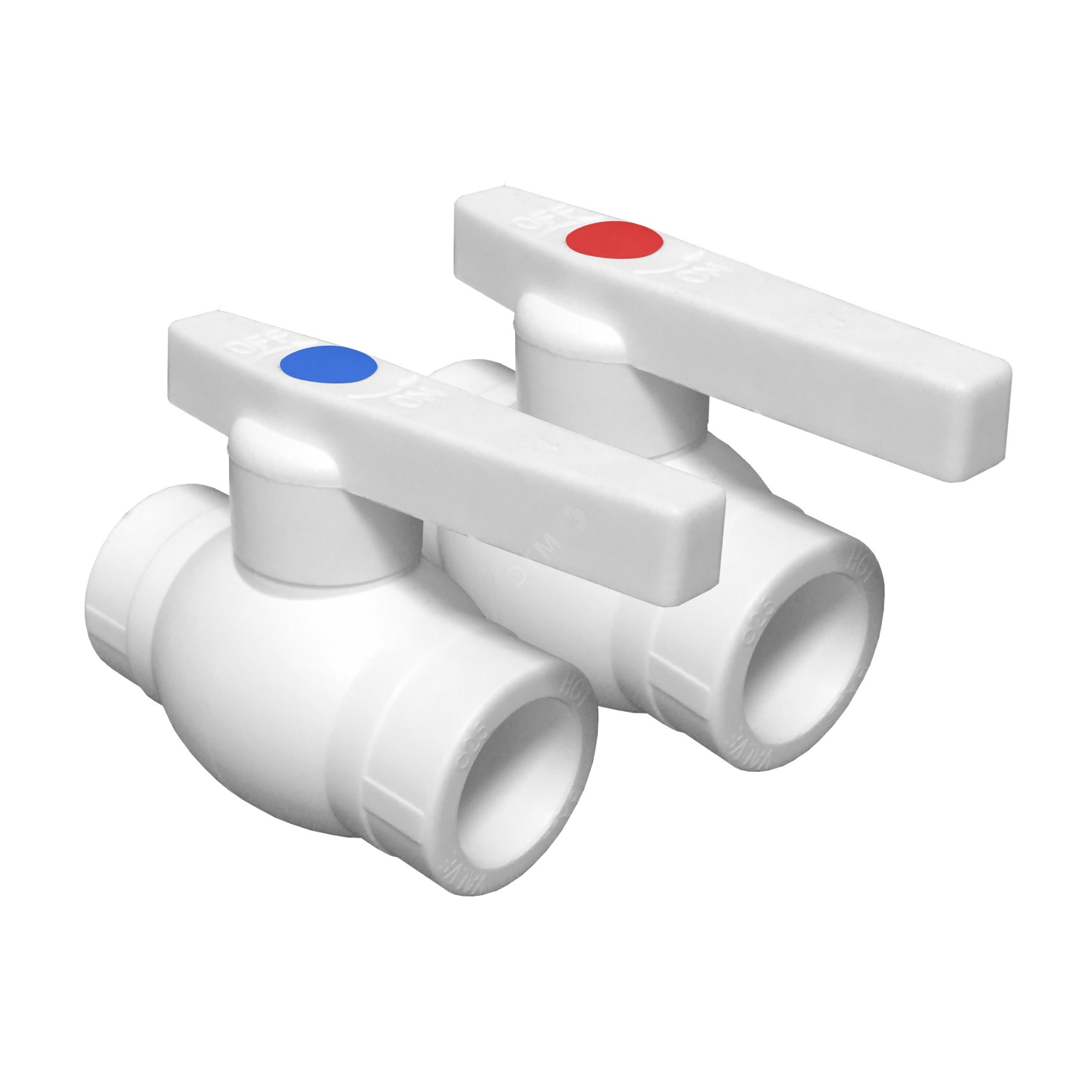Кран PP-R белый шаровой Дн40  VALFEX  10144040