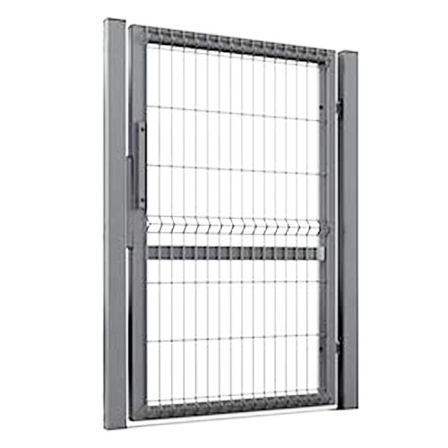 Калитка из оцинкованных панелей 1,0м х 1,73м RAL 7016 (серый)