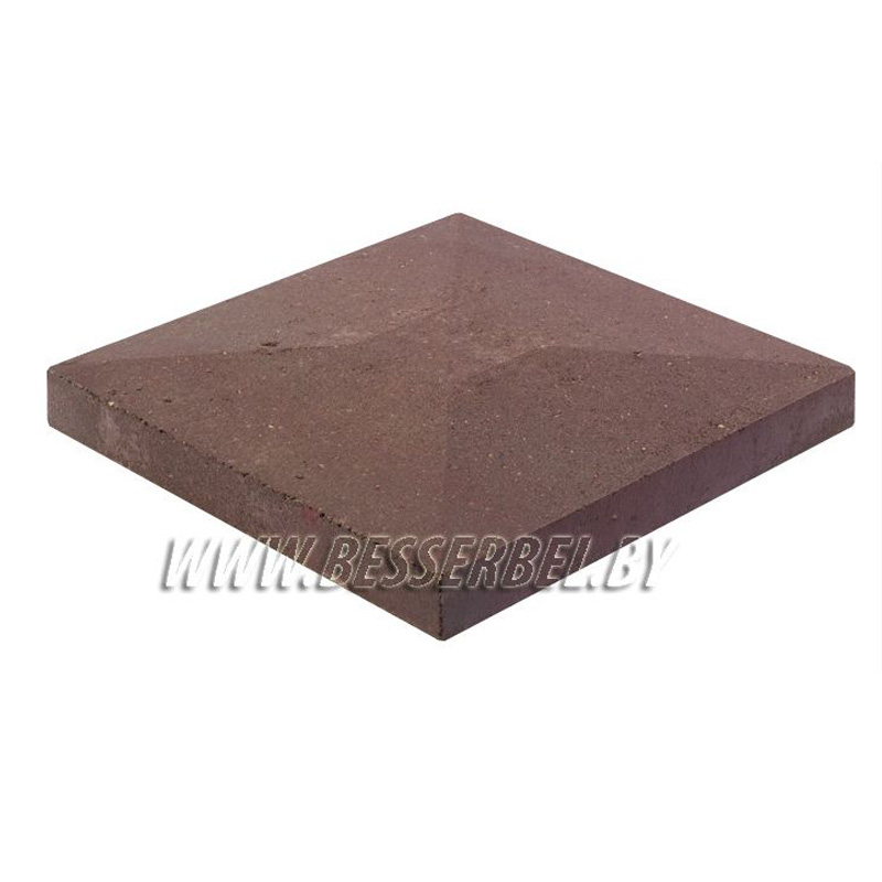 1КБНЛ-МЦС-22 Красный 2% Камень накрывочный столбовой