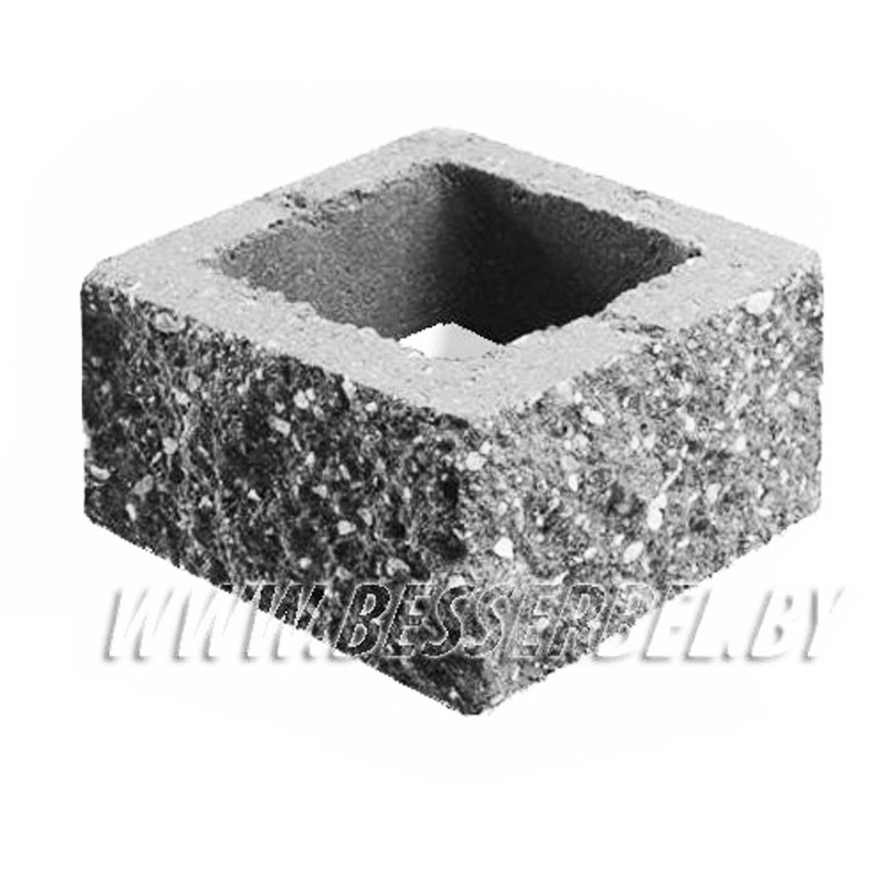 БСС 300.300.190-4К Серый Блок стенок и столбов