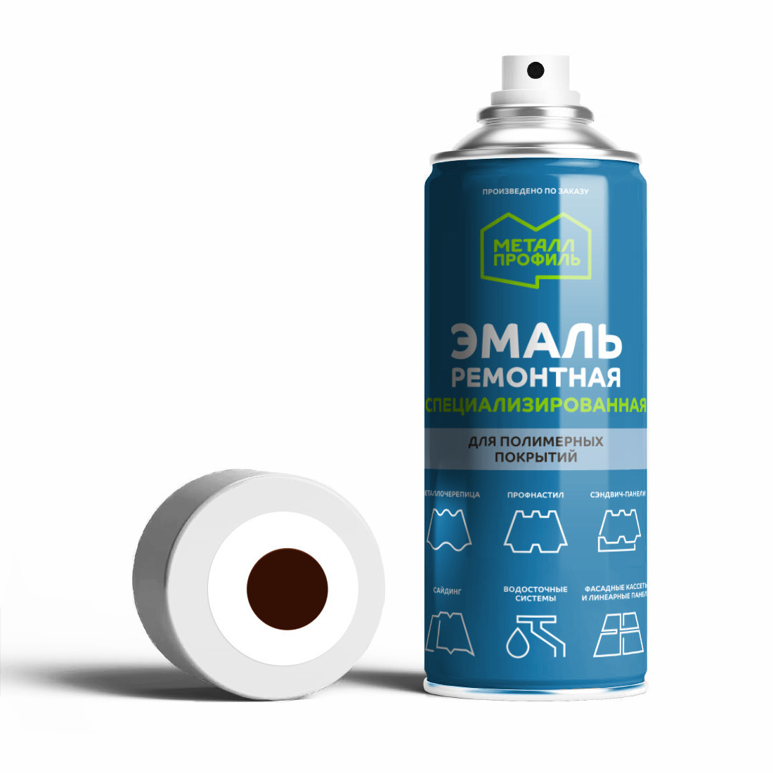 Краска аэрозольная (RR32) темно-коричневый