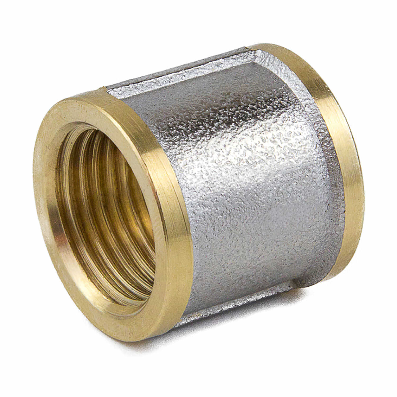 Муфта латунь никель Ду 32 (1 1/4