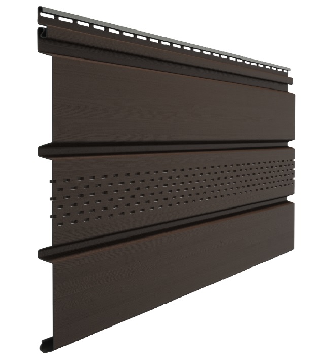 Döcke STANDARD Софит с центральной перфорацией (Шоколад) РОССИЯ