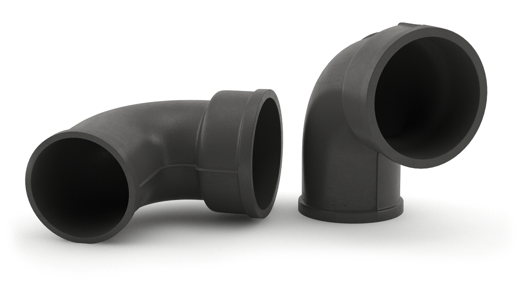 Колено чугунное 90х150 ГОСТ 6942-98, Россия